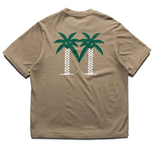 Malbon Golf Bermuda Palms Tee - Taupe