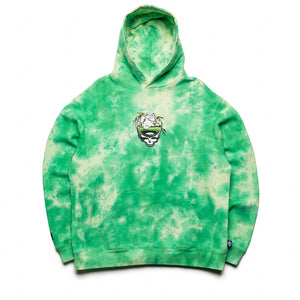 Malbon Golf x Grateful Dead Fesque Hoodie - Green Tie Dye