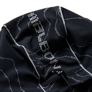 Malbon Run Club MRC Shell Jacket - Jet Black