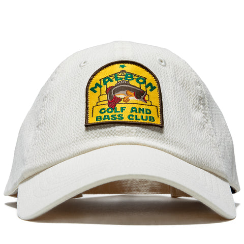 Malbon Golf & Bass Club Dad Hat - Ivory
