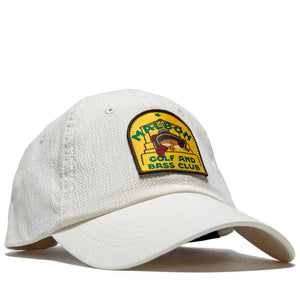 Malbon Golf & Bass Club Dad Hat - Ivory