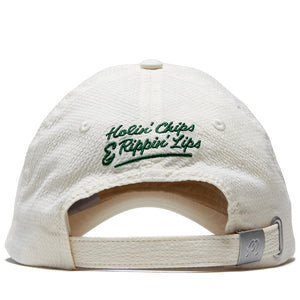 Malbon Golf & Bass Club Dad Hat - Ivory
