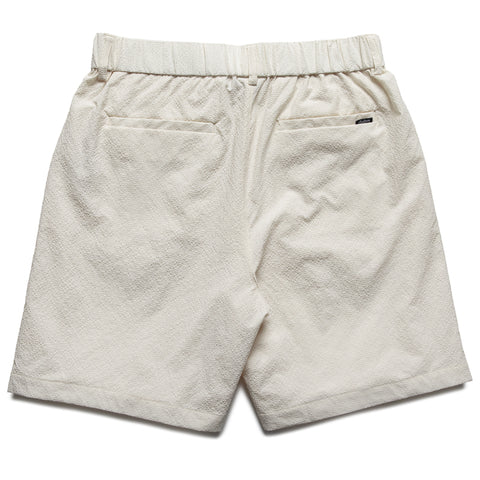 Malbon Golf & Bass Club Seersucker Windshort - Ivory