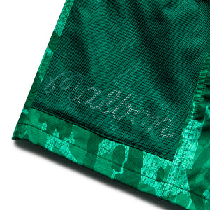 Malbon Golf Mesh Basket Pocket Short - Divot Camo Jungle