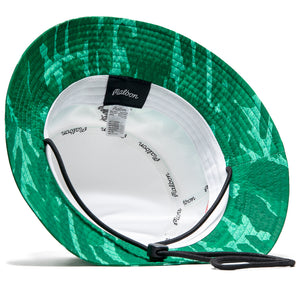Malbon Golf Sponsors Bucket Hat - Divot Camo Jungle Gradient