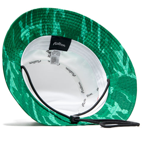 Malbon Golf Sponsors Bucket Hat - Divot Camo Jungle Gradient