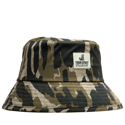 Malbon Golf Tour Divot Bucket Hat - Bark Camo