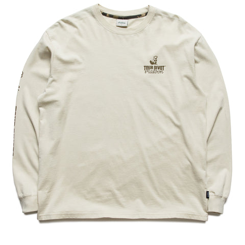 Malbon Golf Tour Divot Gorse L/S Tee - Clay