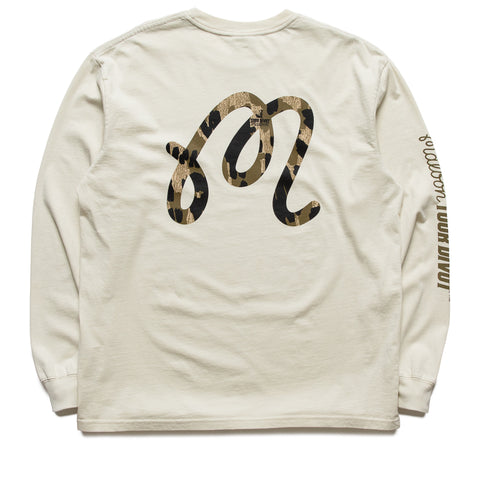 Malbon Golf Tour Divot Gorse L/S Tee - Clay