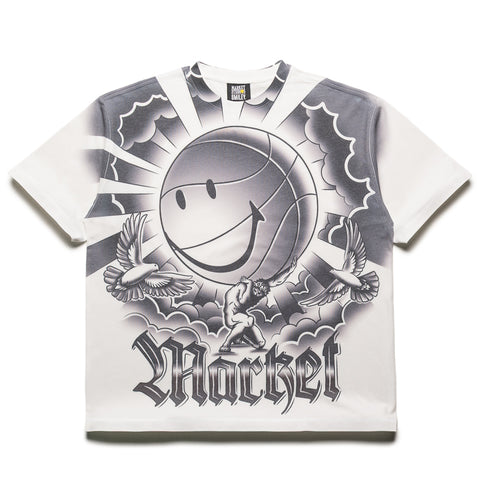 Market Smiley Carry Your Weight Tee - White