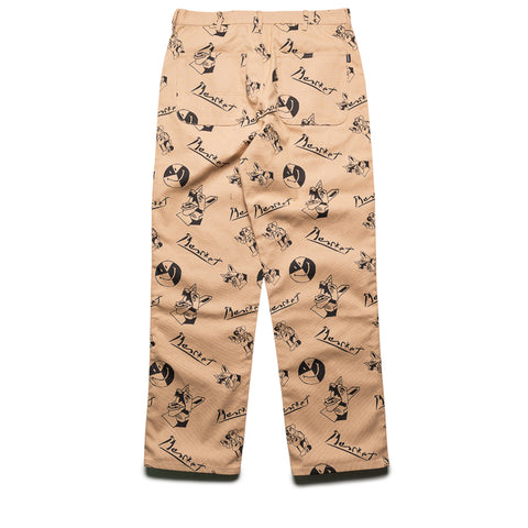 Market Smiley Cubism Work Pants - Khaki