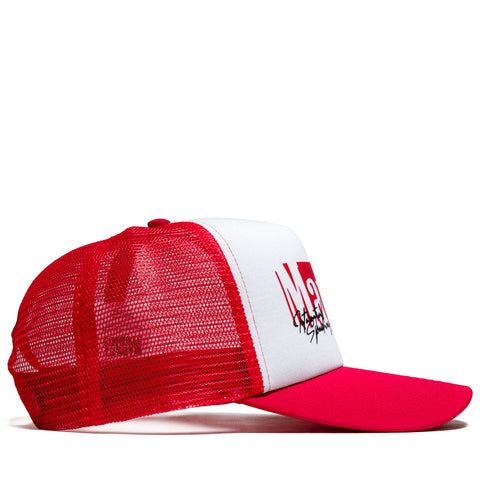 Market Formula Trucker Hat - Red/White