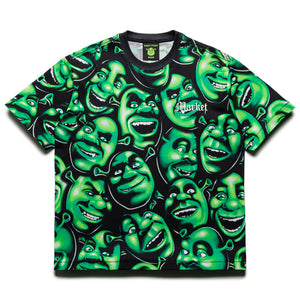 Market x Shrek AOP Tee - Black/Green