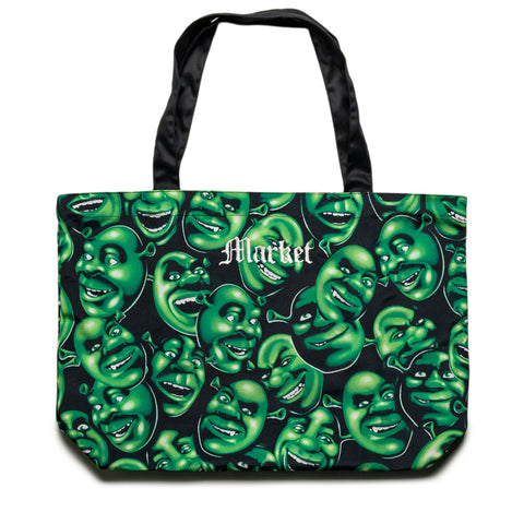 Market x Shrek AOP Tote Bag - Black/Green