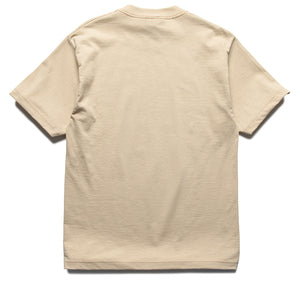 Market Smiley Beware My Collar Tee - Wood Ash