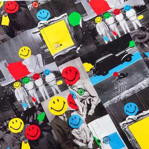 Market Smiley Collage Woven Shirt - Multi