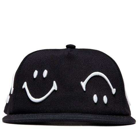 Market Smiley Face Snapback - Jet Black