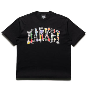 Market Work Of Arc Tee - Jet Black