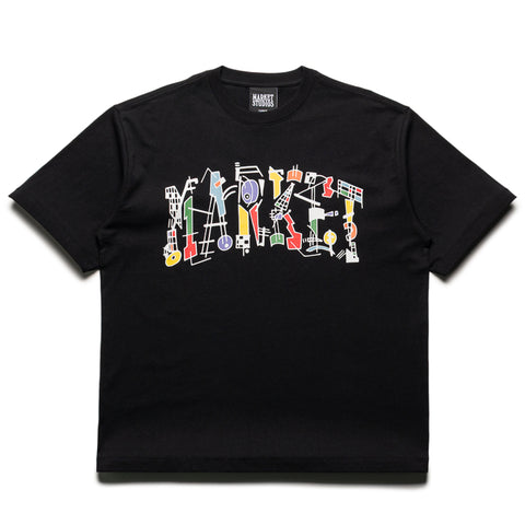Market Work Of Arc Tee - Jet Black