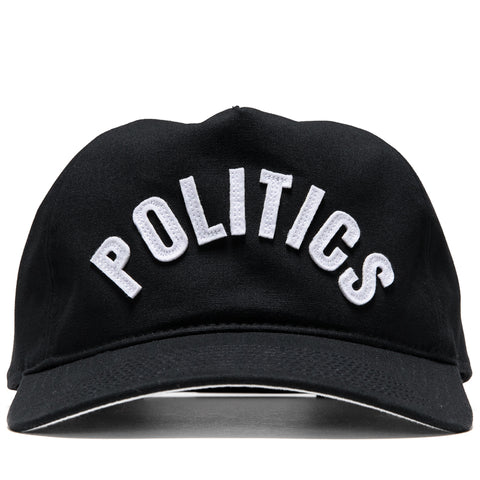 Politics x Mitchell & Ness Pro Pinch Arch Canvas Snapback - Black
