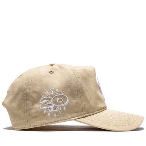 Politics x Mitchell & Ness Pro Pinch Canvas Snapback - Khaki