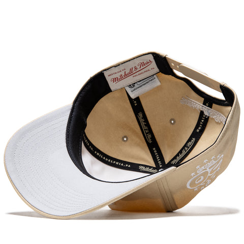 Politics x Mitchell & Ness Pro Pinch Canvas Snapback - Khaki