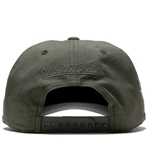 Politics x Mitchell & Ness Pro Pinch Canvas Snapback - Olive