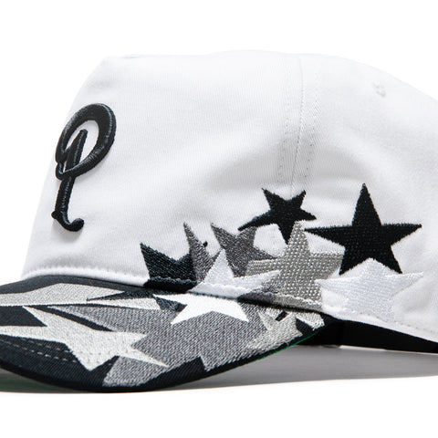 Politics x Mitchell & Ness Pro Pinch Stars Snapback - White/Black