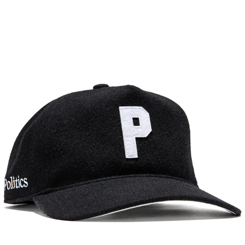 Politics x Mitchell & Ness Pro Pinch Wool Snapback - Black