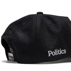 Politics x Mitchell & Ness Pro Pinch Wool Snapback - Black