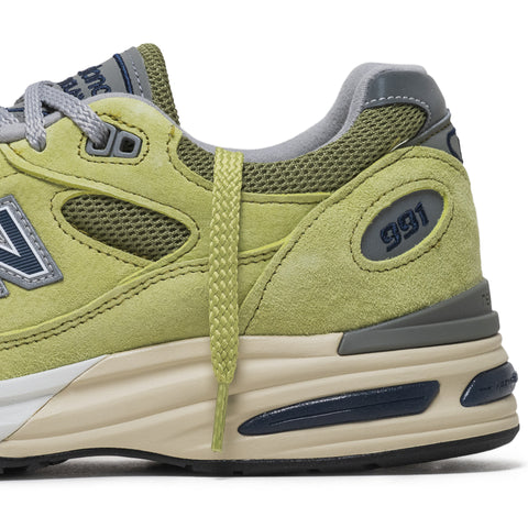 New Balance Made in UK 991v2 'Summer Brights' - Green Banana/Moss
