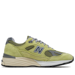 New Balance Made in UK 991v2 'Summer Brights' - Green Banana/Moss
