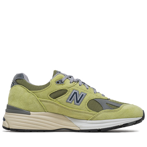 New Balance Made in UK 991v2 'Summer Brights' - Green Banana/Moss
