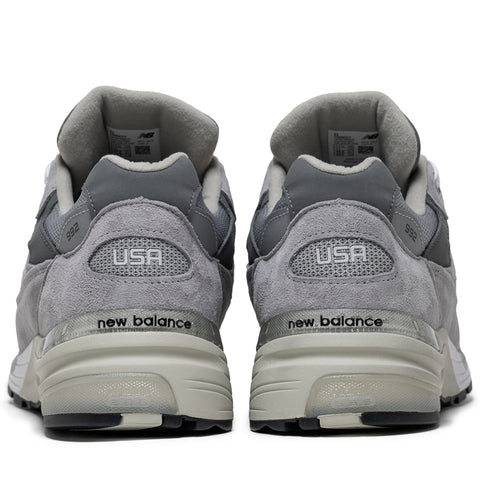 New Balance Made in USA 992 - Grey/Silver Metallic