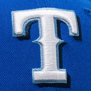 New Era x Politics Texas Rangers 59FIFTY Fitted - Majestic Blue/Navy