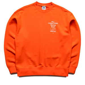 Nike ACG Tuff Fleece Crewneck - Safety Orange/White