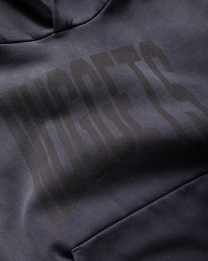 Nike Denver Nuggets Standard Issue Pullover Hoodie - Dark Charcoal/White