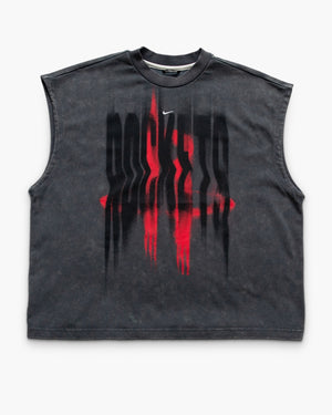 Nike Houston Rockets Standard Issue Sleeveless Top - Iron Grey/White