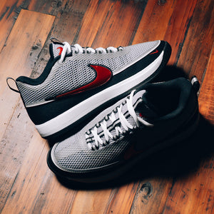 Nike Book 2 'Spiridon' - Metallic Silver/Sport Red