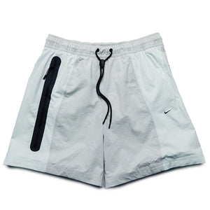 Nike Tech Dri-FIT Woven Color Block Shorts - Light Silver/Barely Green