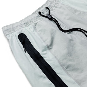 Nike Tech Dri-FIT Woven Color Block Shorts - Light Silver/Barely Green