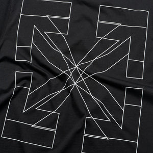 Off-White Big Double Arrow Slim Tee - Black