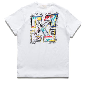 Big Kids Off-White Arrow Scribble Tee - White