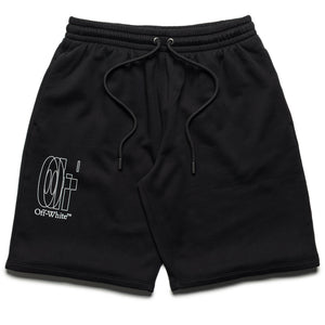 Off-White Big Double Arrow Skate Sweatshorts - Black