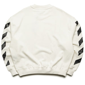 L/AB c/o Off-White Diagonal Crewneck - White