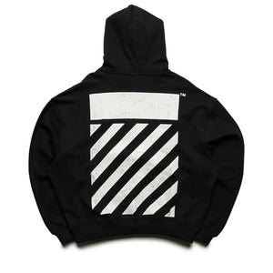 L/AB c/o Off-White Core Diagonal Hoodie - Black