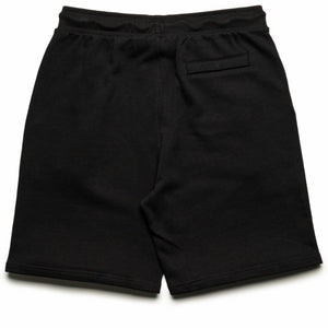 L/AB c/o Off-White Diagonal Open Hem Jogger Shorts - Black