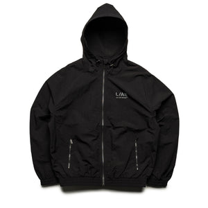 L/AB c/o Off-White Reflective Diagonal Windbreaker Jacket - Black