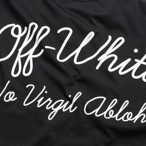 Off-White Script Skate Tee - Black/White