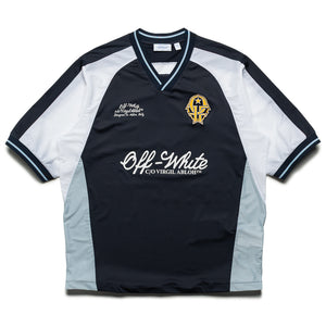 Off-White Soccer V-Neck Jersey - Night Sky